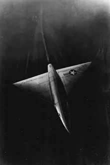 Aeronautics Prints: Air Force's First Supersonic Fighter -- This is an artist's conception of the Air Force's first supersonic