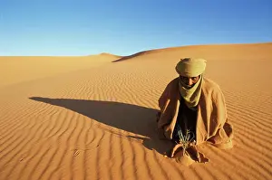 Arid Prints: Akakus area, Southwest desert, Libya, North Africa, Africa