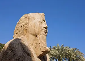 Travelling Prints: The Alabaster Sphinx, Memphis Egypt