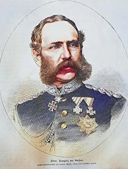 Looks Into The Camera Prints: Albert, crown prince of Saxony