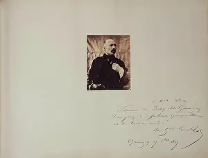 General Prints: Album Allix, 1855-1860 ', General Le Flô with dedication' to Miss Allix