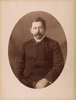 Composition Prints: Albumin photograph showing Alfred Werner