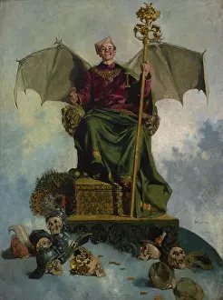 Alegory of Satan (Lord of the World) Stasiak, Ludwik (1858 1924)