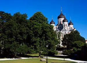 Capital Cities Prints: Alexander Nevski Cathedral, Old Town, Tallinn, Estonia