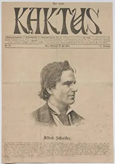 Monthly Prints: Alfred Schreiber, Alfred Schreiber