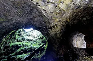 Geography Prints: Algar do Carvao Caves, Terceira Island, Azores, Portugal, Europe