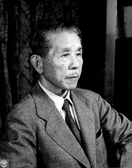 Japanese Prints: Alleged Major Japanese War Criminals : Koki Hirota