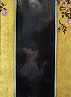 Mystery Prints: Allegory of love by anonymous artist, painting, Vienna Museum, 60x44