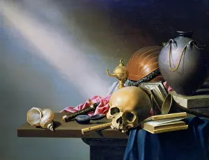Produced Prints: An Allegory of the Vanities of Human Life