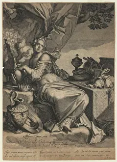 Money Prints: Allegory of the Vanity and Transitory Nature of Worldly Possessions by Swanenburgh