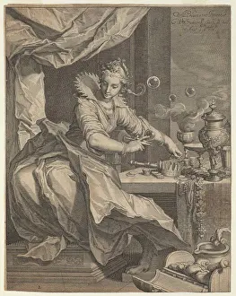 Money Prints: Allegory of Wealth and Luxury by Swanenburgh
