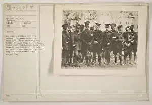 Allied generals of the International Armistice Commission are pictured in this photograph
