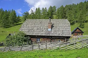 Spot Prints: Almdorf Schiesslingalm, Aflenz, Styria, Austria, Europe