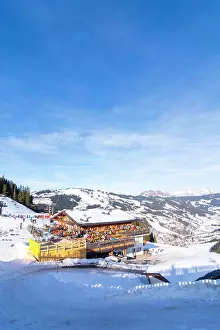 Alps Prints: Alp Restaurant Winkleralm at 12er Kogelbahn Zwölferkogelbahn