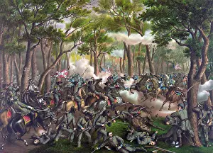 Fight Prints: American civil war Battle of the Wilderness