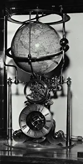Globe Prints: American clock built in 1880 from the James Arthur Collection of Clocks and Watches