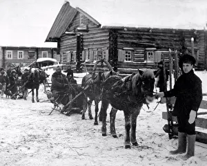 History Of Russia Prints: American Infantry near Arkhangelsk