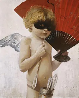 Lonely Prints: Amor Auf Dem Maskenball. Cupid At The Masked Ball