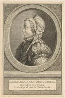 Oval Prints: Amsterdam, Houbraken, Jacob, Margaret of Austria
