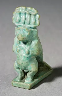 Late Prints: Amulet of a Composite Thoth Baboon and Bird