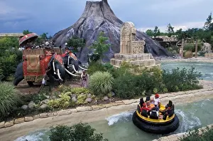 Weather Prints: Amusement park, Gardaland, Peschiera, Lake Garda, Trentino Italien