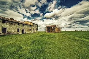 2016 Prints: ancient country ruined house ancient country ruined house in the countryside of Romagna Copyright: xZoonar