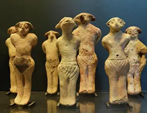 Figurines Prints: Ancient terracotta figurines from the 12th Century BC
