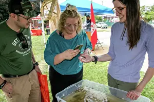 Navigation Prints: Andi Fitzgibbon, a water quality biologist with the U