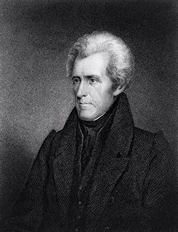 Oneperson Only Prints: Andrew Jackson (1767-1845), Seventh President of the United States