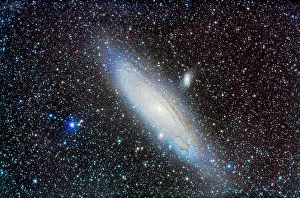 Luminous Prints: Andromeda Galaxy with companions