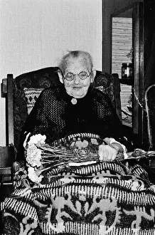 Oldest Prints: Anefo photo collection. 110 year old Gerarda Huzenkamp Bosgoed (oldest Dutch person)