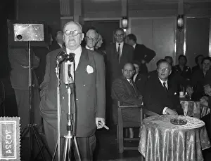 Speech Prints: Anefo photo collection. Dutch oldest radio sports reporter George Hogenkamp celebrates its 80th birthday