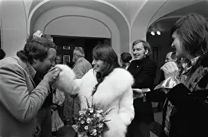 Actress Prints: Anefo photo collection. Actress Josine van Dalsum and director John from the rest married in Amsterdam