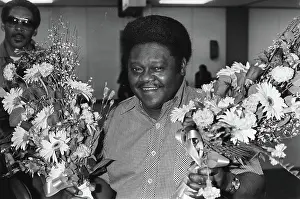 Arrival Prints: Anefo photo collection. Arrival FATS Domino at Schiphol i