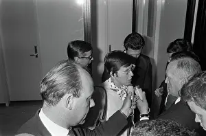 Anefo photo collection. Arrival Prof. dr. Rave at Schiphol after 10 years of Middle East. June 7, 1967