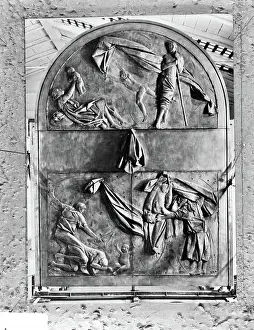 Doors Prints: Anefo photo collection. Bronze door for the St