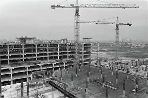 Academic Prints: Anefo photo collection. Build Academic Hospital in Bijlmermeer. October 8, 1976