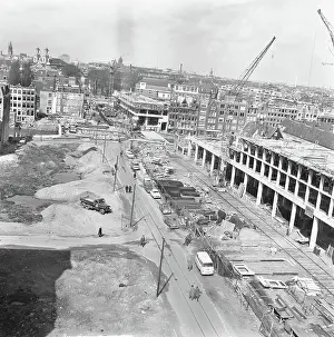Amsterdam Prints: Anefo photo collection. Building Weesperstraat