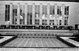Architect Prints: Anefo photo collection. City hall in Hilversum by architect W