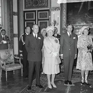Beatrix Prints: Anefo photo collection. Engagement Princess Beatrix and Claus von Amsberg