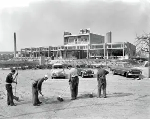 April Prints: Anefo photo collection. First Dutch restaurant along a motorway Arnhem-Utrecht (A12) at Bunnik