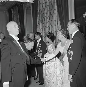 Hague Prints: Anefo photo collection. Gala concert by Royal Military Chapel in the Kurzaal in The Hague
