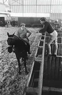 Amsterdam Prints: Anefo photo collection. Jumping Amsterdam Anton Ebben on his horse Kairouan