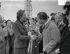 Launch Prints: Anefo photo collection. Launch 'Saxonheath' NDSM. October 4, 1952. Amsterdam