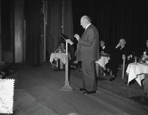 Laws Prints: Anefo photo collection. Literary afternoon 50 years association of literary laws