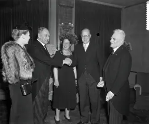 Hague Prints: Anefo photo collection. New Year's reception Commissioner of Queen in South Holland in The Hague