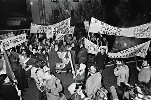 January Prints: Anefo photo collection. Political parties demonstrate for Russian embassy i