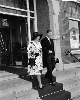 Beatrix Prints: Anefo photo collection. Princess Beatrix witnessed the marriage of Mr