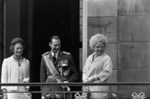 Balcony Prints: Anefo photo collection. State visit Groothertog and Groothertogin Luxembourg to our country