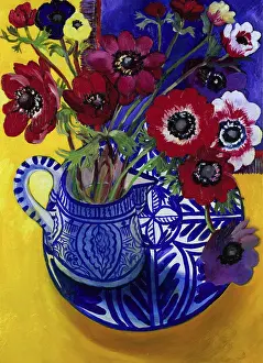 Expressive Prints: Anemones--Series I 1999 Isy Ochoa (b.1961/French) Oil on canvas Private Collection